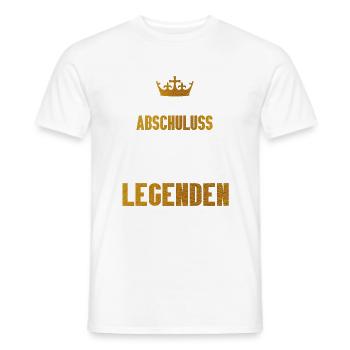 Abi, Abschluss, Matura | Design - Männer T-Shirt - Weiß - Vorne - AI Model Male 178 dark (178cm)