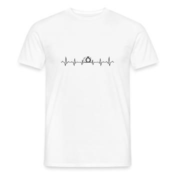 La photographie | Photographes | photographe - T-shirt homme - blanc - Devant - AI Model Male 178 dark (178cm)
