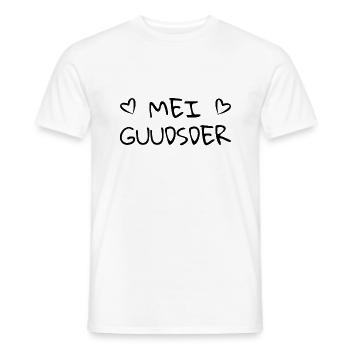 Partenaire dicton saxon l'air drôle dialecte - T-shirt homme - blanc - Devant - AI Model Male 178 dark (178cm)