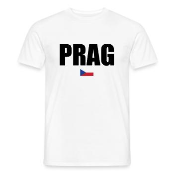 en tchèque Prague Voyage Souvenirs Idée cadeau - T-shirt homme - blanc - Devant - AI Model Male 178 dark (178cm)