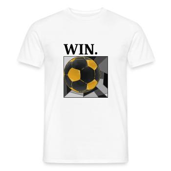 Coole Fußball Designs Streetwear Training Modern - Männer T-Shirt - Weiß - Vorne - AI Model Male 178 dark (178cm)