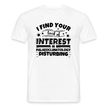 Paläoklimatologie lustiges Geschenk - Männer T-Shirt - Weiß - Vorne - AI Model Male 178 dark (178cm)