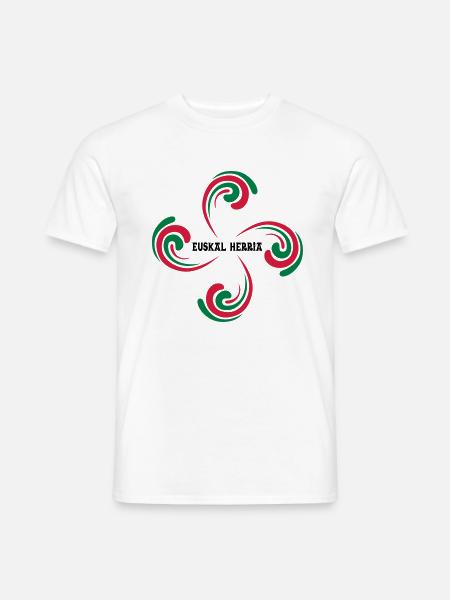Croix Basque - T-shirt homme - blanc