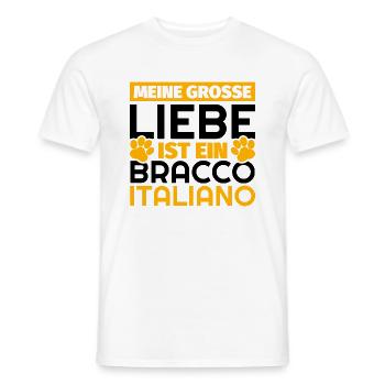 Bracco Italiano Geschenke lustig - Männer T-Shirt - Weiß - Vorne - AI Model Male 178 dark (178cm)
