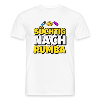 Rumba Tanz lustig Geschenk - Männer T-Shirt - Weiß - Vorne - AI Model Male 178 dark (178cm)