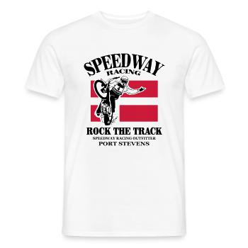 speedway - Denmark - Männer T-Shirt - Weiß - Vorne - AI Model Male 178 dark (178cm)