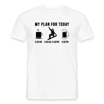 Snowboarder Snowboard Snowboard Saut - T-shirt homme - blanc - Devant - AI Model Male 178 dark (178cm)