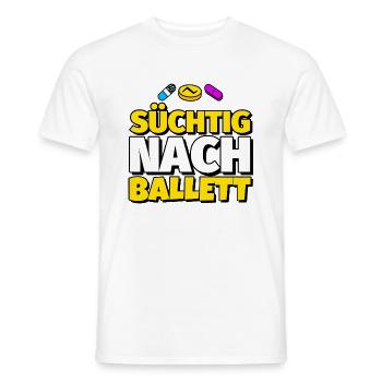Ballett Tanz lustig Geschenk - Männer T-Shirt - Weiß - Vorne - AI Model Male 178 dark (178cm)