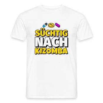 Kizomba Tanz lustig Geschenk - Männer T-Shirt - Weiß - Vorne - AI Model Male 178 dark (178cm)