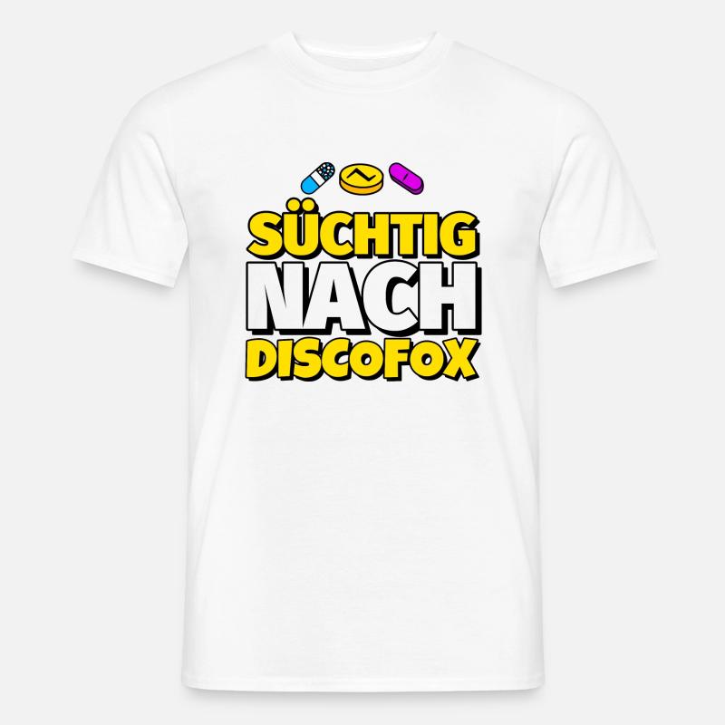 Discofox Tanz lustig Geschenk - Männer T-Shirt - Weiß