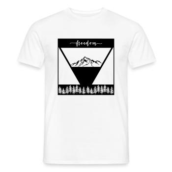 Mountain-Love - Männer T-Shirt - Weiß - Vorne - AI Model Male 178 dark (178cm)