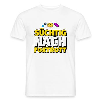 Foxtrott Tanz lustig Geschenk - Männer T-Shirt - Weiß - Vorne - AI Model Male 178 dark (178cm)