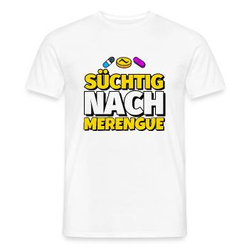 Merengue Tanz lustig Geschenk - Männer T-Shirt - Weiß - Vorne - AI Model Male 178 dark (178cm)