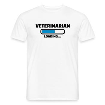 Veterinarian - Men's T-Shirt - white - Front - AI Model Male 178 dark (178cm)