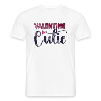 Valentine Cutie - Men's T-Shirt - white - Front - AI Model Male 178 dark (178cm)