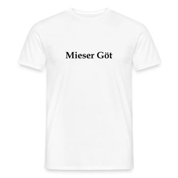 Mieser Göt - Männer T-Shirt - Weiß - Vorne - AI Model Male 178 dark (178cm)