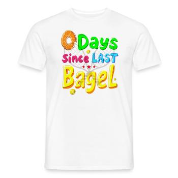 0 Days Since Last Bagel Tennis Shirt - Männer T-Shirt - Weiß - Vorne - AI Model Male 178 dark (178cm)