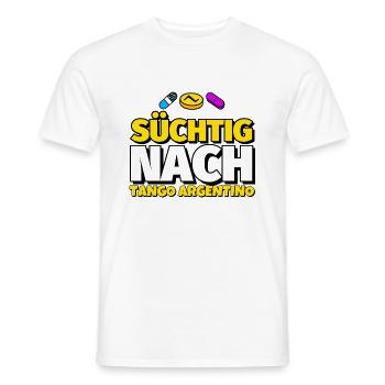 Tango Argentino Tanz lustig Geschenk - Männer T-Shirt - Weiß - Vorne - AI Model Male 178 dark (178cm)