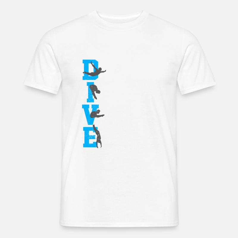 PLONGÉE - Plongée - T-shirt homme - blanc