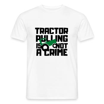 Trecker Treck Geschenk Traktor Pulling Tractor - Männer T-Shirt - Weiß - Vorne - AI Model Male 178 dark (178cm)