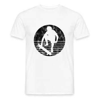 Skateboarder Skateboard Skater Skate Skateing - T-shirt homme - blanc - Devant - AI Model Male 178 dark (178cm)