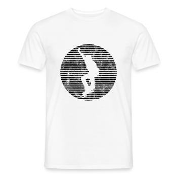 Skateboard Skateboarder Skater Skate Skateing - T-shirt homme - blanc - Devant - AI Model Male 178 dark (178cm)