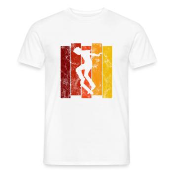 Skateboard Skateboarder Skater Skate Skateing - T-shirt homme - blanc - Devant - AI Model Male 178 dark (178cm)