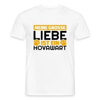 Hovawart Geschenke lustig - Männer T-Shirt - Weiß - Vorne - AI Model Male 178 dark (178cm)