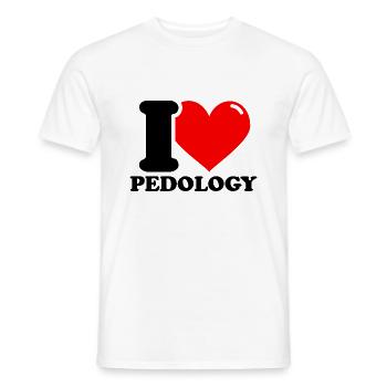 I love education - Men's T-Shirt - white - Front - AI Model Male 178 dark (178cm)