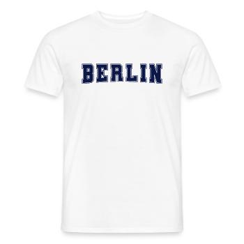 Berlin - Männer T-Shirt - Weiß - Vorne - AI Model Male 178 dark (178cm)