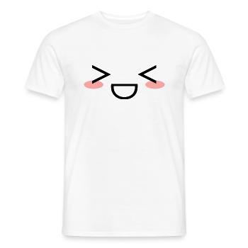 Kawaii - Männer T-Shirt - Weiß - Vorne - AI Model Male 178 dark (178cm)