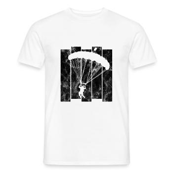 Fallschirmspringer Fallschirm Fallschirmspringen - Männer T-Shirt - Weiß - Vorne - AI Model Male 178 dark (178cm)