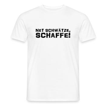 Badisch - Dialekt - Spruch - Männer T-Shirt - Weiß - Vorne - AI Model Male 178 dark (178cm)