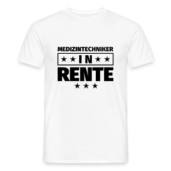 Medizintechniker in Rente Geschenke - Männer T-Shirt - Weiß - Vorne - AI Model Male 178 dark (178cm)