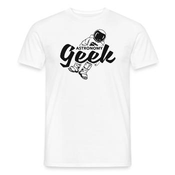 Astronomy Geek - Männer T-Shirt - Weiß - Vorne - AI Model Male 178 dark (178cm)
