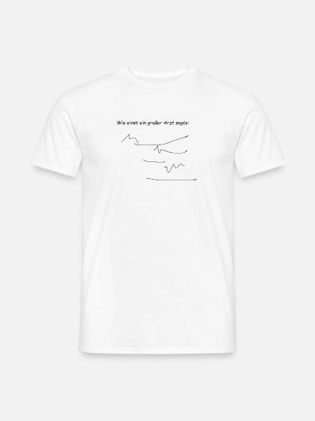 grosser arzt schwarz - Männer T-Shirt - Weiß