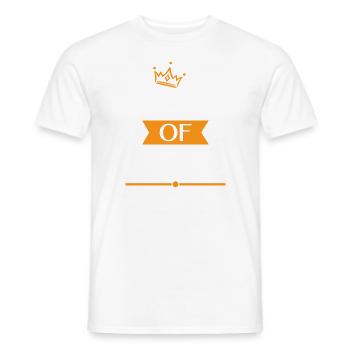 Drôle de sieste roi apperal, Nap, Napping - T-shirt homme - blanc - Devant - AI Model Male 178 dark (178cm)