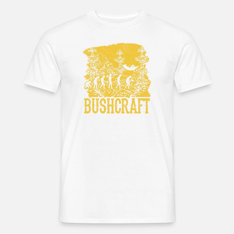 Bushcraft Survival Hammocking Evolution - T-shirt homme - blanc