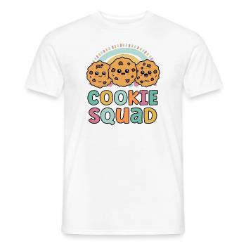 Cookie Squad Funny Matching For Girls Cookie Lover - Men's T-Shirt - white - Front - AI Model Male 178 dark (178cm)