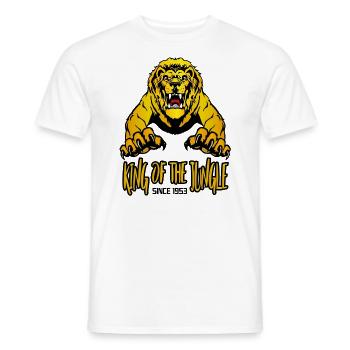 Geburtstag 1953 70 Löwe Lion King of Jungle - Männer T-Shirt - Weiß - Vorne - AI Model Male 178 dark (178cm)