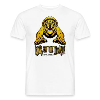 Geburtstag 1993 30 Löwe Lion King of Jungle - Männer T-Shirt - Weiß - Vorne - AI Model Male 178 dark (178cm)