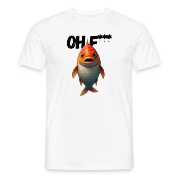 Goldfisch - Oh Fisch - Männer T-Shirt - Weiß - Vorne - AI Model Male 178 dark (178cm)