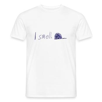 I smell cap shitty Design 14 - Männer T-Shirt - Weiß - Vorne - AI Model Male 178 dark (178cm)
