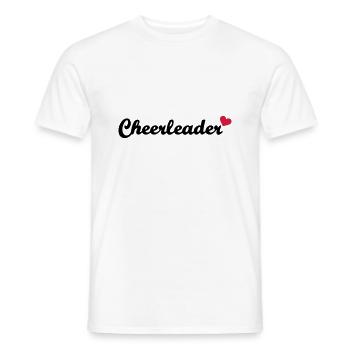 Cheerleader - T-shirt homme - blanc - Devant - AI Model Male 178 dark (178cm)