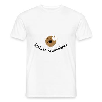 Keks mit Herz - Männer T-Shirt - Weiß - Vorne - AI Model Male 178 dark (178cm)