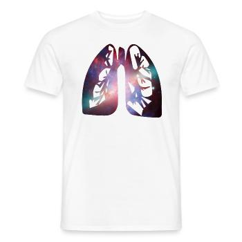 Lung - Men's T-Shirt - white - Front - AI Model Male 178 dark (178cm)