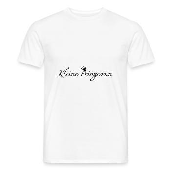 Kleine Prinzessin mit Krone - Männer T-Shirt - Weiß - Vorne - AI Model Male 178 dark (178cm)