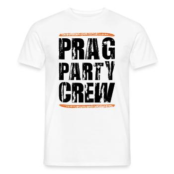 Prag Party Crew - Männer T-Shirt - Weiß - Vorne - AI Model Male 178 dark (178cm)