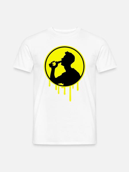 Bottle of beer drink - Men's T-Shirt - white