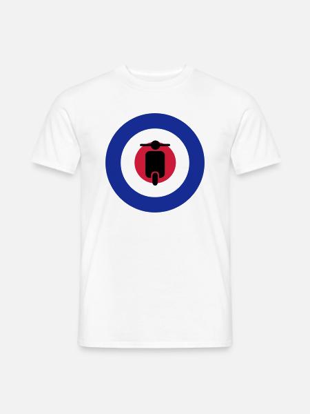 scooter mods target - Men's T-Shirt - white